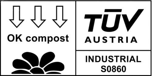 TUV Austria Industrial S0860 OK COMPOST certification